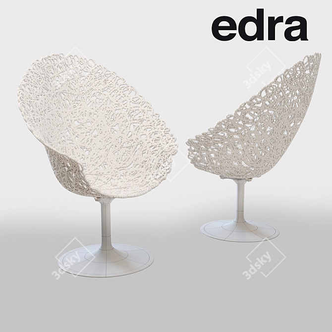 Edra Margherita: Sophisticated Italian Design & Comfort 3D model image 3