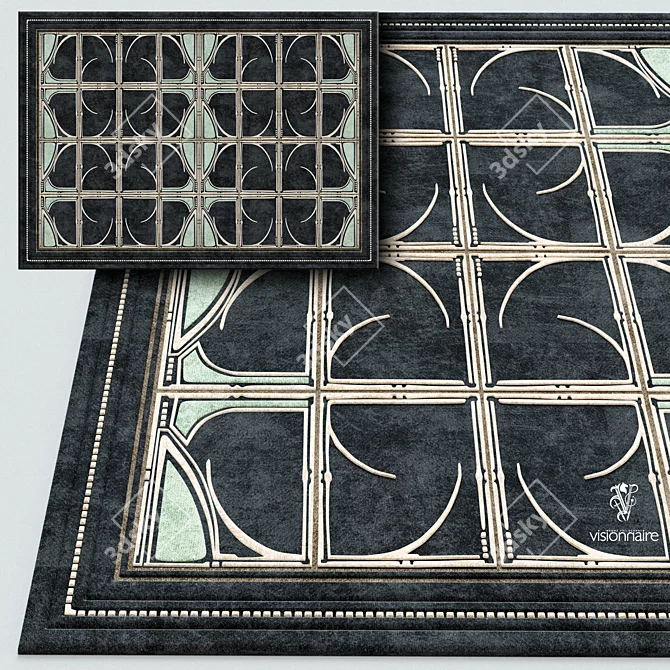 Luxury Visionnaire Carpets 3D model image 1