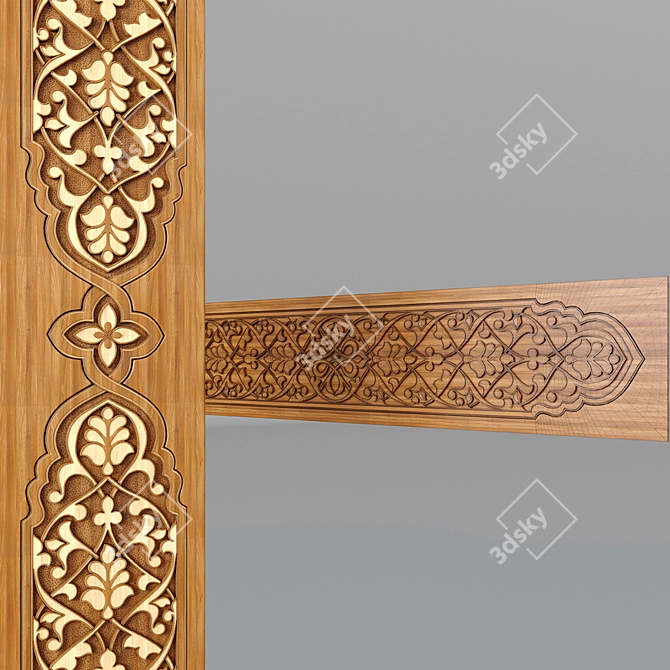 Uzbek Freese 2: Perfectly Sized, High-Poly Detail 3D model image 1