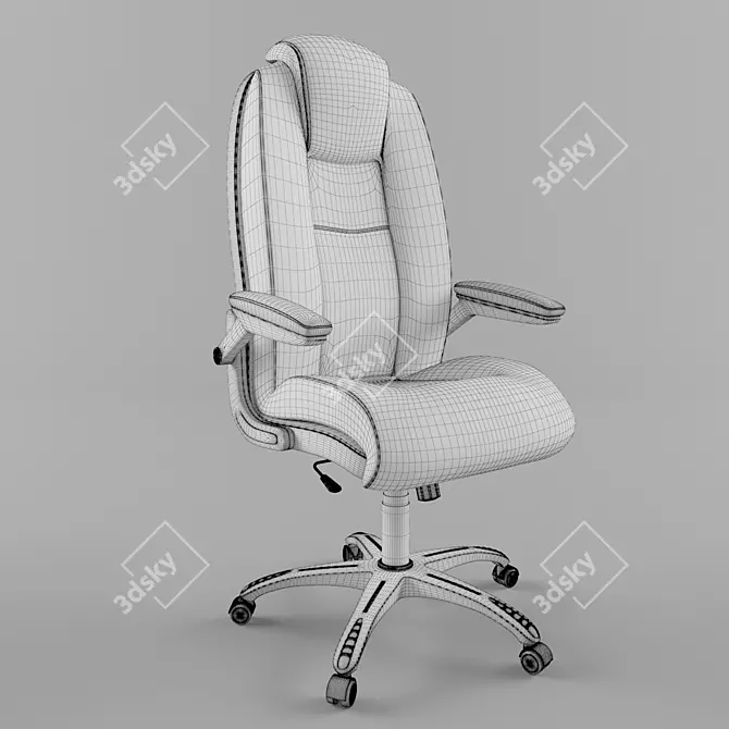 ErgoComfort Office Chair 3D model image 3