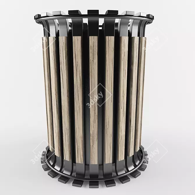 Elegant Memorial Urn 3D model image 1