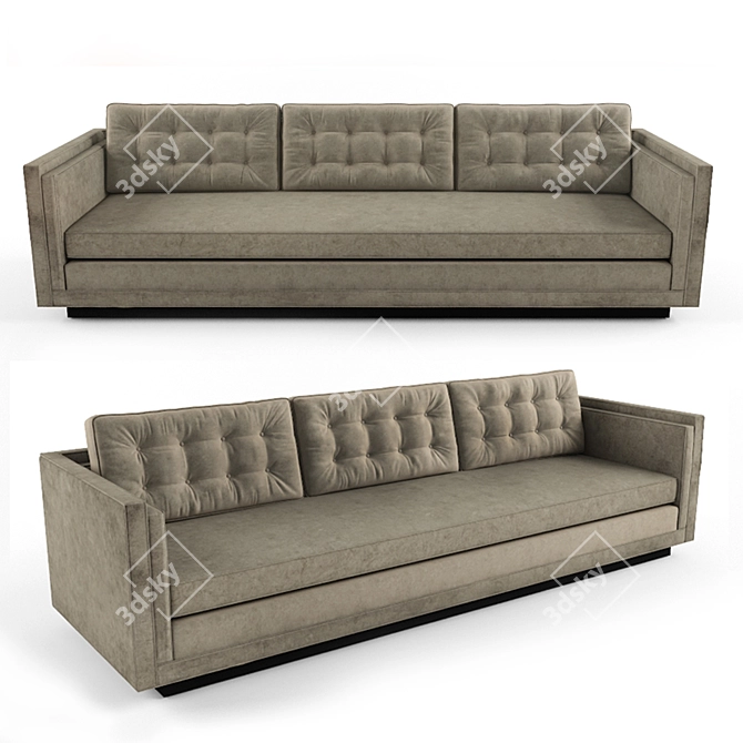 Modern Style Sofa Paul McCobb | 3D Model 3D model image 1