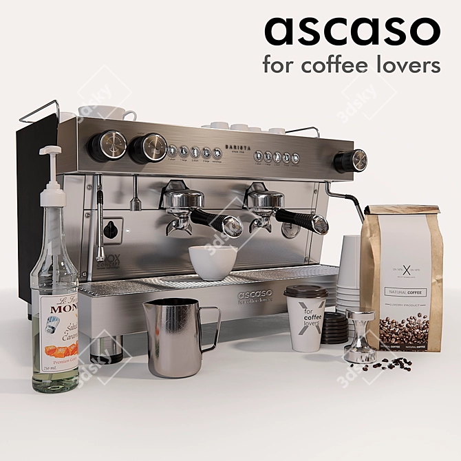 Barista PRO 2 GR Coffee Machine 3D model image 1