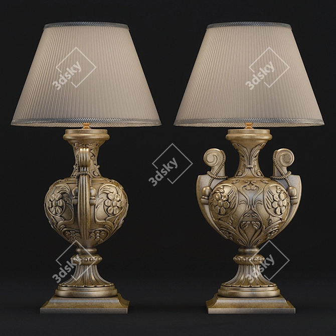 Etruria Lamp: Stylish and Versatile Lighting 3D model image 1