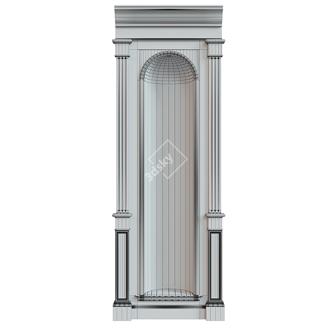 600mm Niche Module 3D model image 2