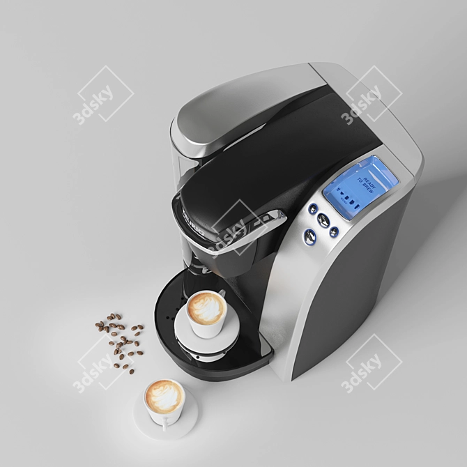 Keurig K75 Single-Cup Coffee Brewer 3D model image 2