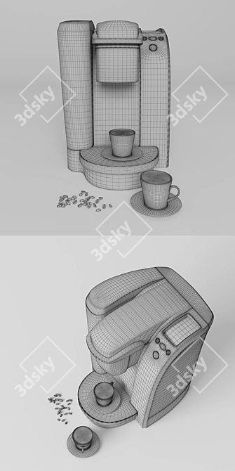 Keurig K75 Single-Cup Coffee Brewer 3D model image 3