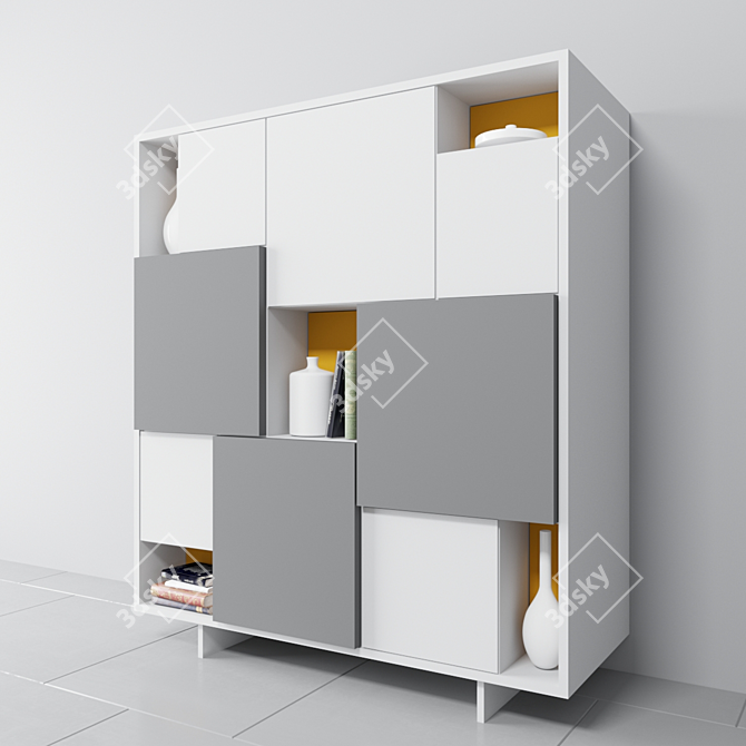 Italian-made Modern Sideboard: Millennial 3D model image 2