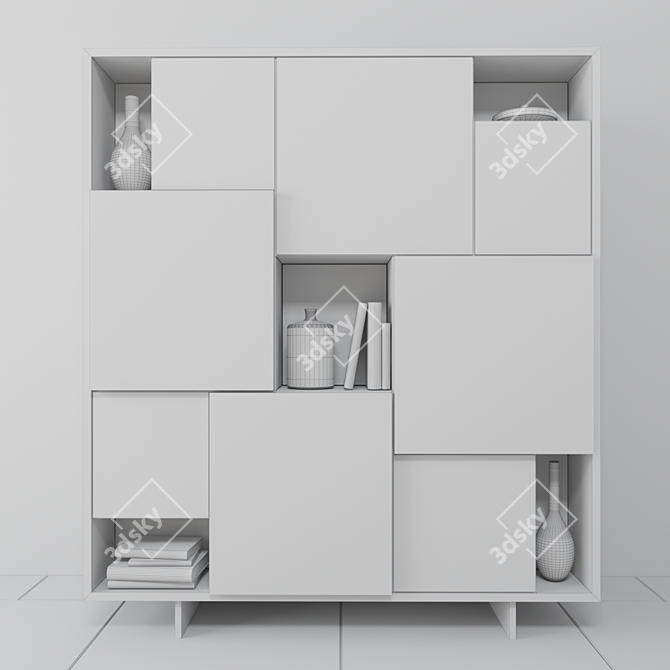 Italian-made Modern Sideboard: Millennial 3D model image 3