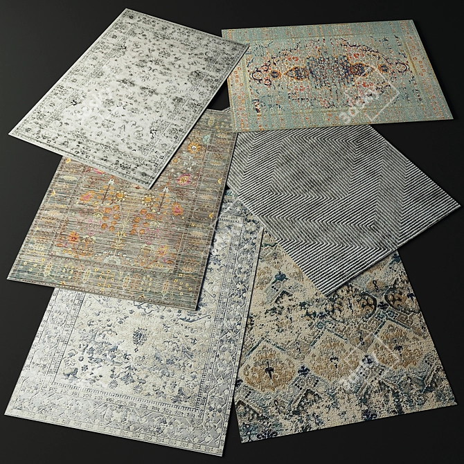 2011 Carpet Set: Millimeter-Scaled, High-Resolution 3D Model 3D model image 1