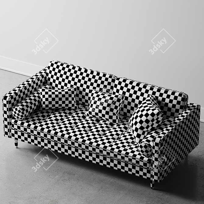 Modern Sandro Luca Sofa: Stylish and Comfortable 3D model image 3