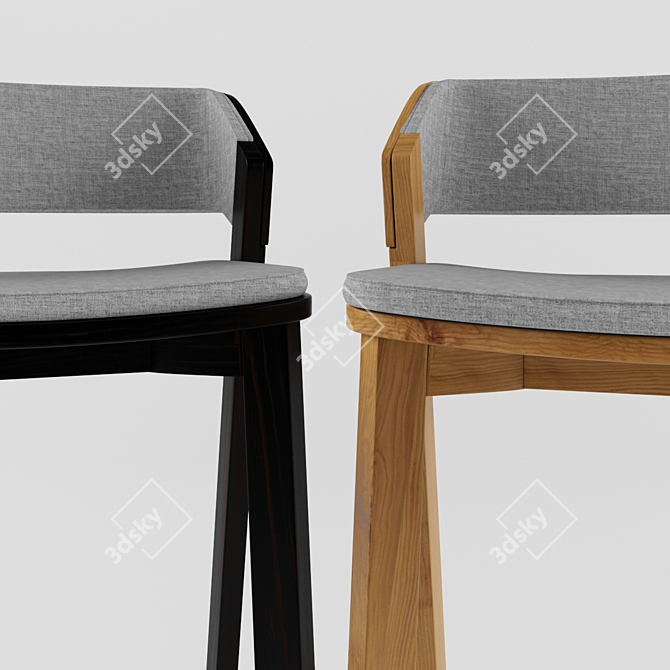 Elevate Your Space: Merano Barstool 3D model image 2