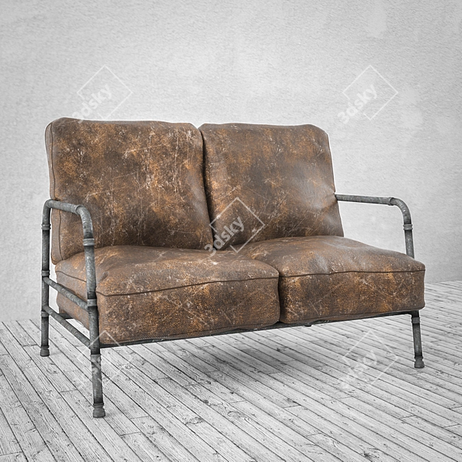 Elegant 3527 Sofa 3D model image 3