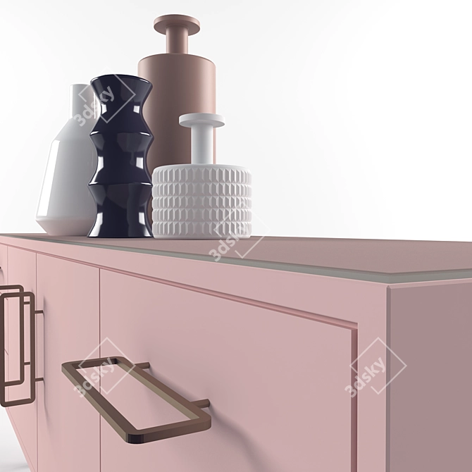 Kelly Hoppen Curbstone Chest 3D model image 3