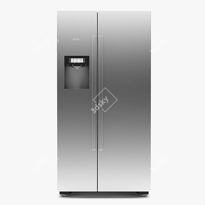 BOSCH Serie 6 American-style Fridge 3D model image 2