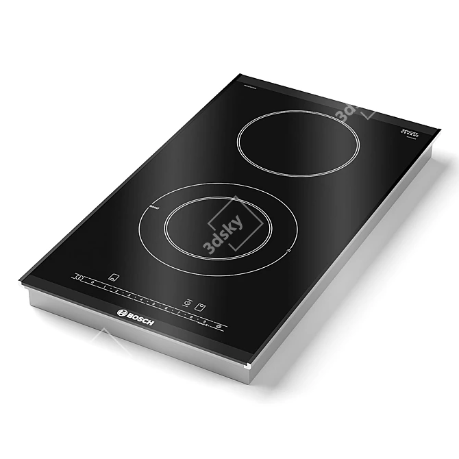 BOSCH Serie 6 Induction Hob: Effortless Cooking 3D model image 1