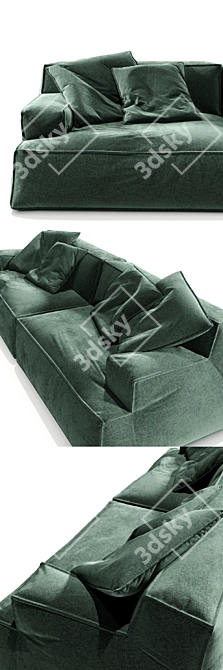 Corona Baxter Damasco Sofa 3D model image 2