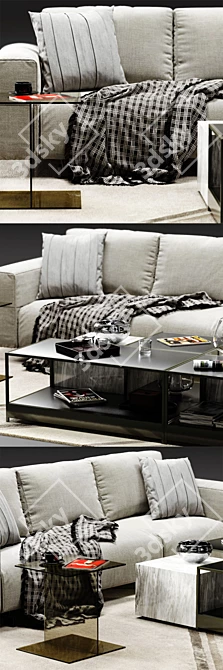 Modern Ditre Italia BAG Sofa 3D model image 2