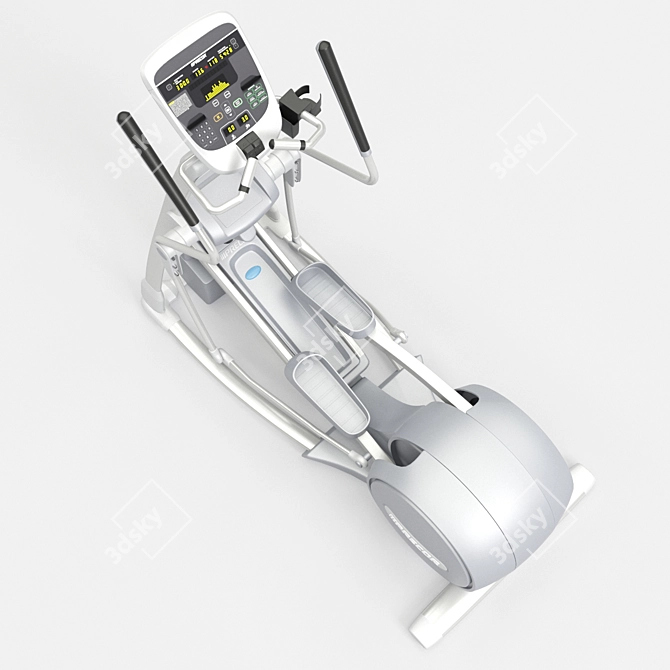 Advanced Precor Elliptical Trainer 3D model image 3