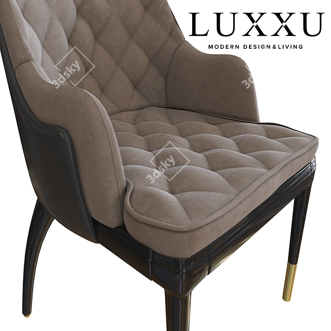 Luxxu Charla Modern Dining Chair 3D model image 3