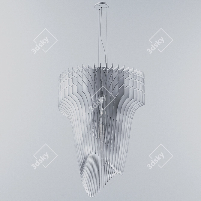 Futuristic SLAMP Aria Pendant 3D model image 2