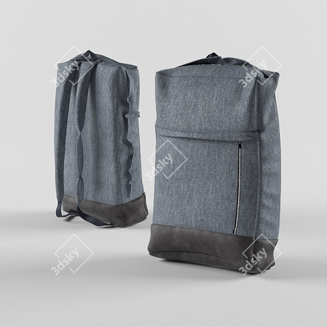 Adventure Companion Backpack 3D model image 1