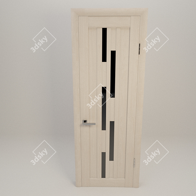 Sleek CORONA Doors 3D model image 2