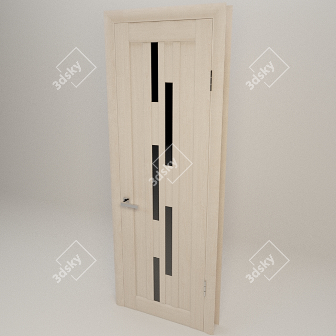 Sleek CORONA Doors 3D model image 3