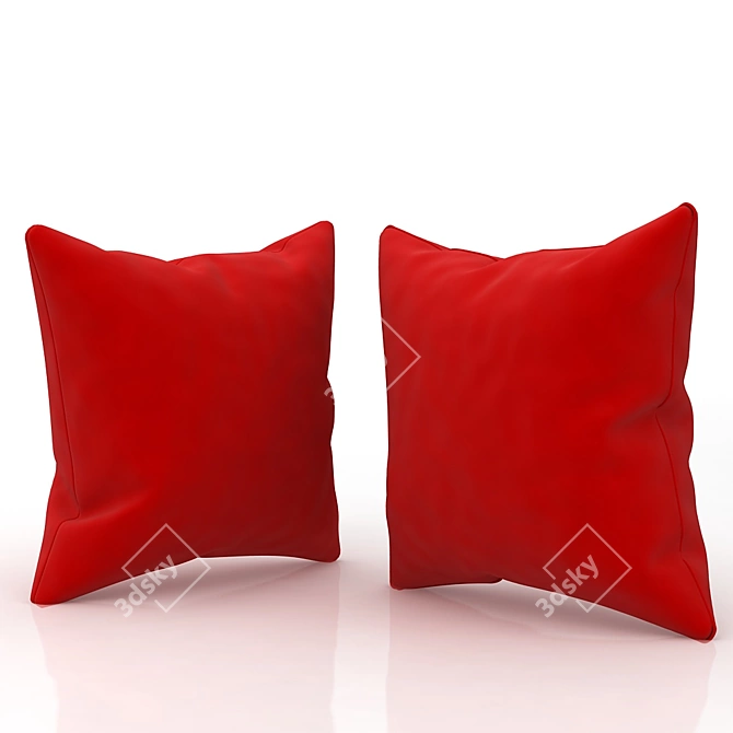 Ultra Comfort Pillow: 400x200 h 400 3D model image 1