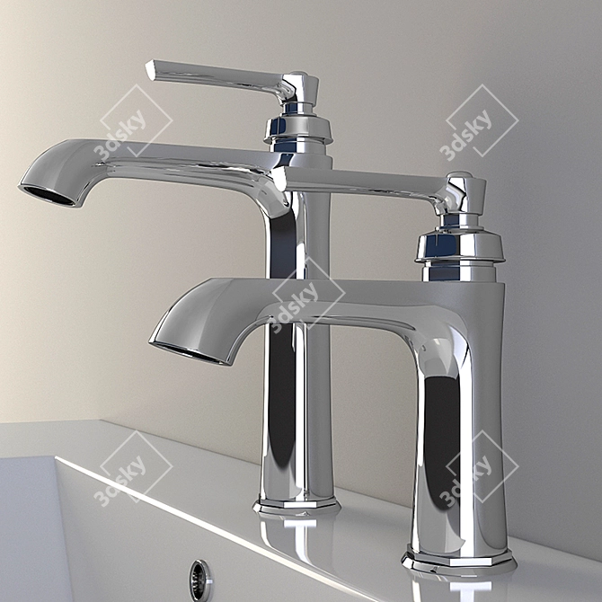 Elegant Cezares Liberty Faucet 3D model image 2