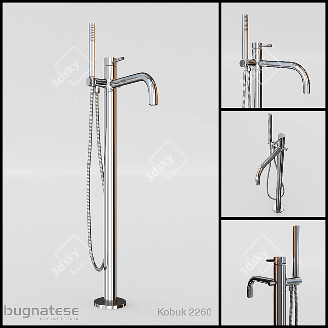 Bugnatese Kobuk 2260: Stylish Floor Standing Mixer 3D model image 1