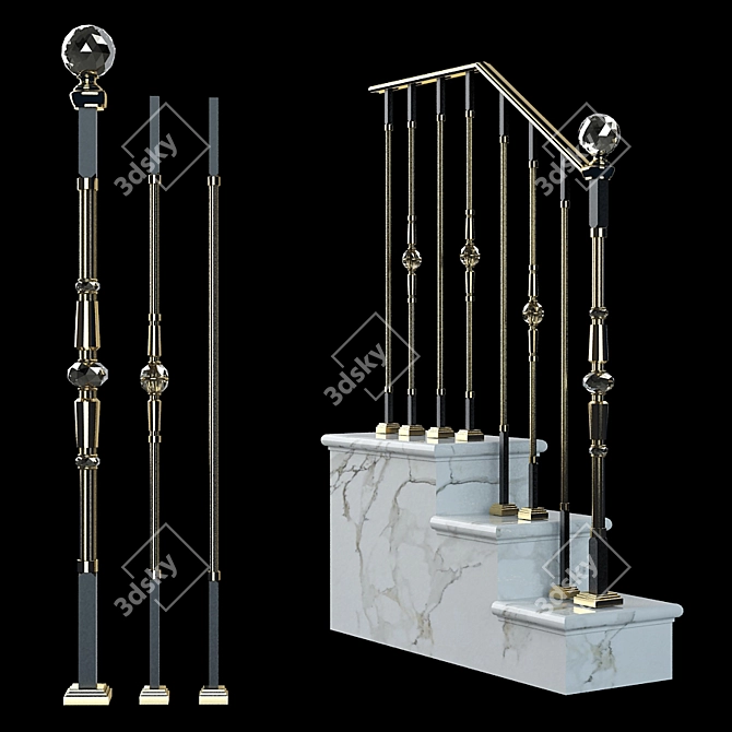 Diamond Staircase | Grand Forge 3D model image 1