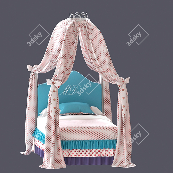 Elegant Dolfi Bed: Italian Design 3D model image 2