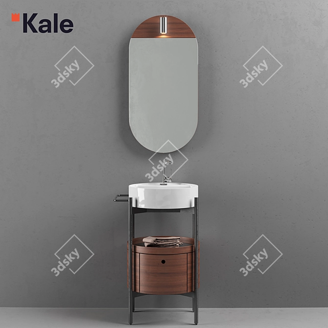 KALE Icon Mini: Compact Musical Masterpiece 3D model image 1