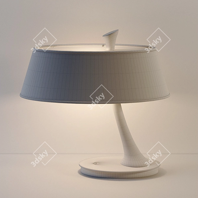 Luxury Lili Lamp: Timeless Elegance. 3D model image 3