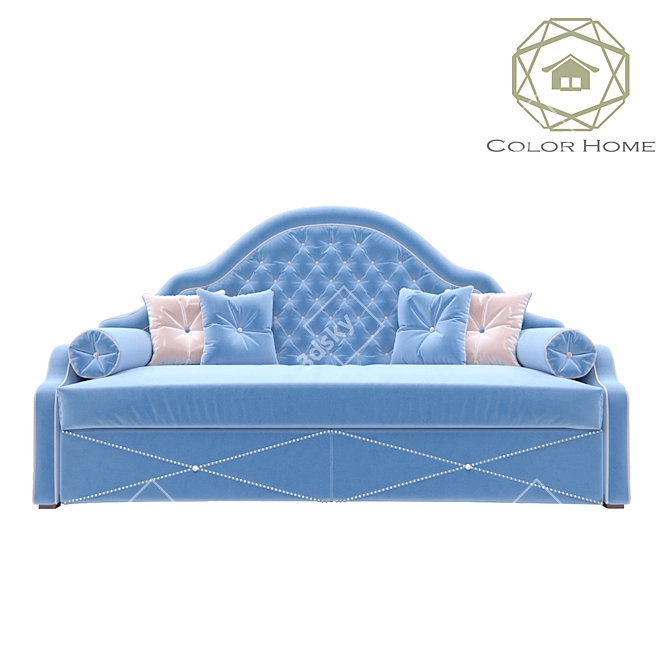 Iriska Children's Sofa Bed: Stylish & Functional 3D model image 1