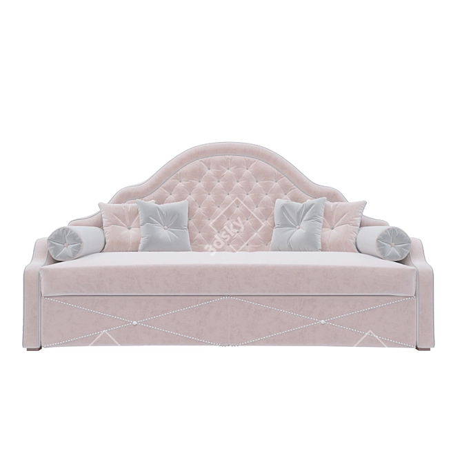 Iriska Children's Sofa Bed: Stylish & Functional 3D model image 2