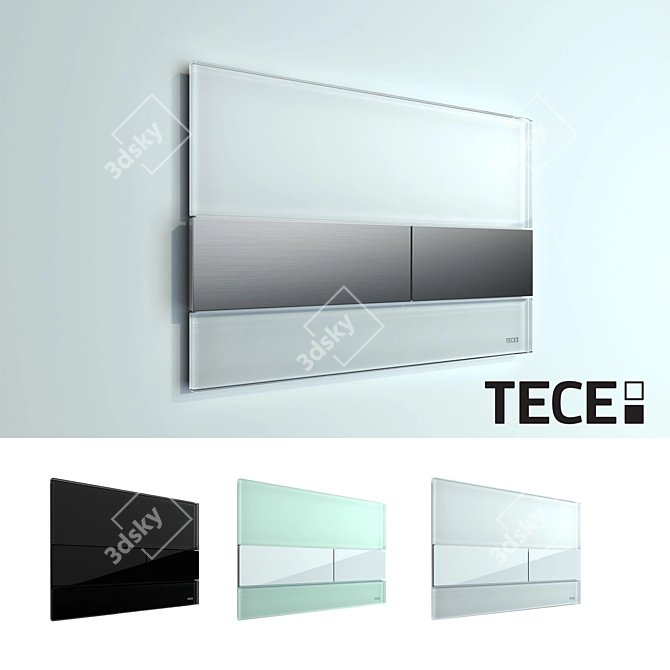  Stylish Flush Panels: TECE Square 3D model image 1