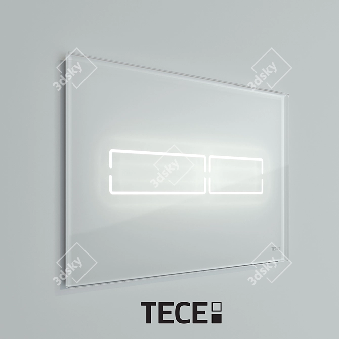 TECElux Mini Flush Panels - Space-Saving and Stylish 3D model image 1