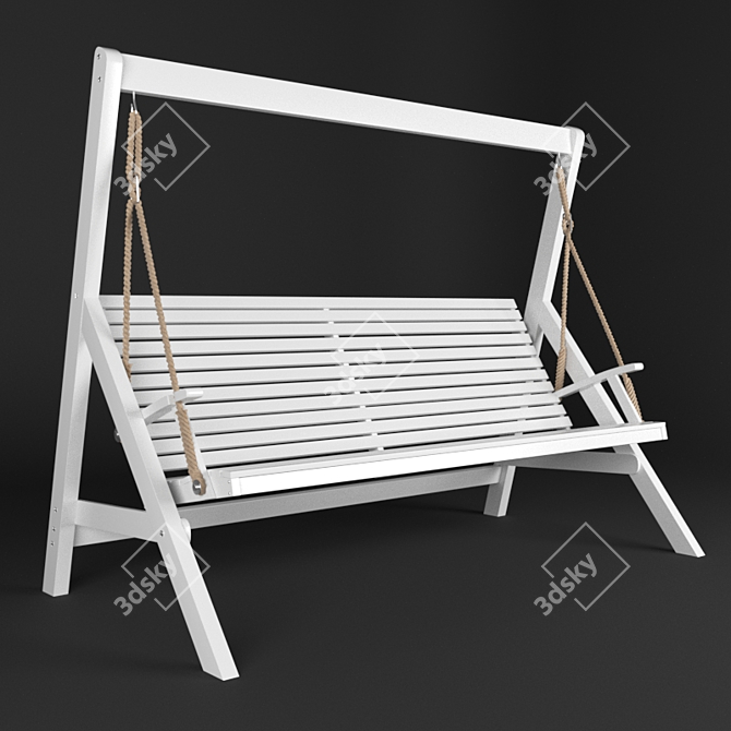 Hillerstorp Marstrand Hammock: Cozy Comfort for your Garden 3D model image 1