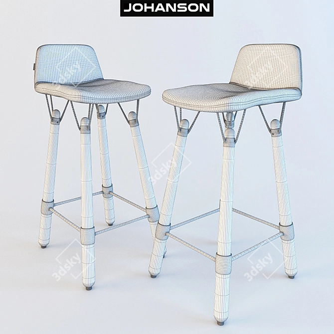 Johanson Design Nest BS-65 Bar Stool 3D model image 2