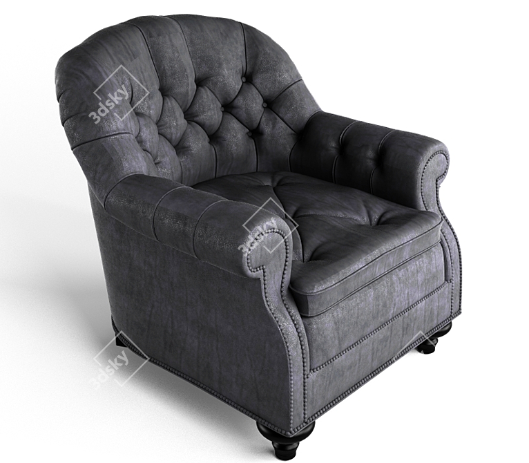 Cozy Armchair Baker: Bake in Style! 3D model image 3