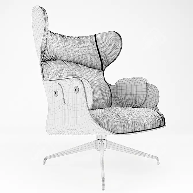 Showtime Lounger by BD Barcelona Design: Jaime Hayon Collection 3D model image 3