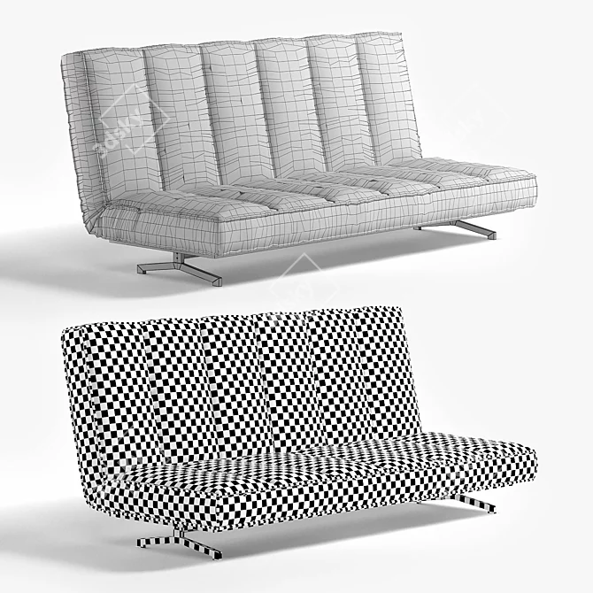 Comfort Seating Bench Sofa 3D model image 3
