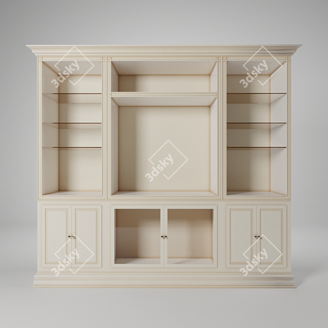 Elegant Vintage Inspired Furniture 3D model image 1