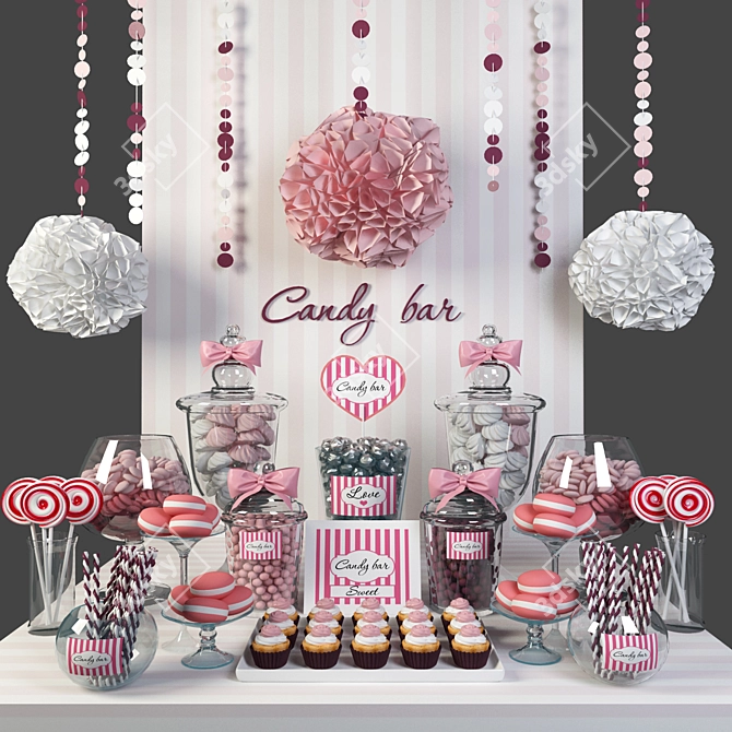 Candy Heaven: Sweet Sensation 3D model image 1