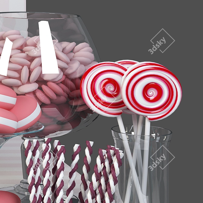 Candy Heaven: Sweet Sensation 3D model image 3