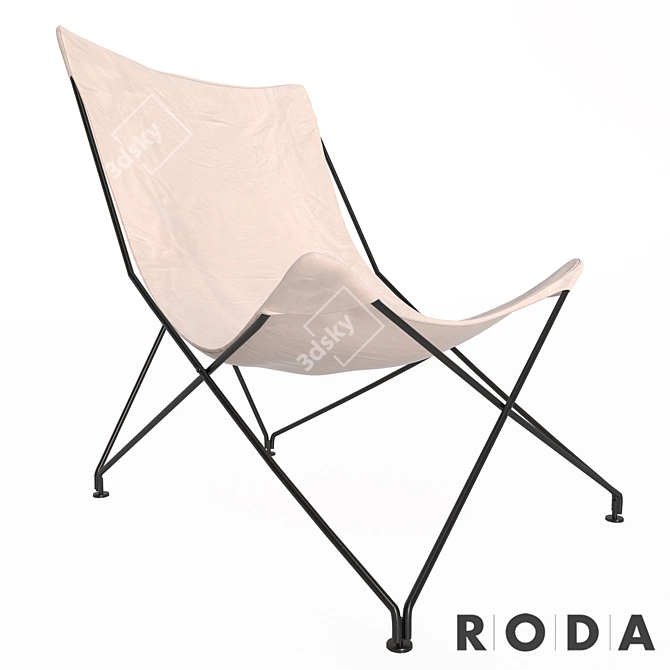 RODA Lawrence 390 Chair Set 3D model image 1