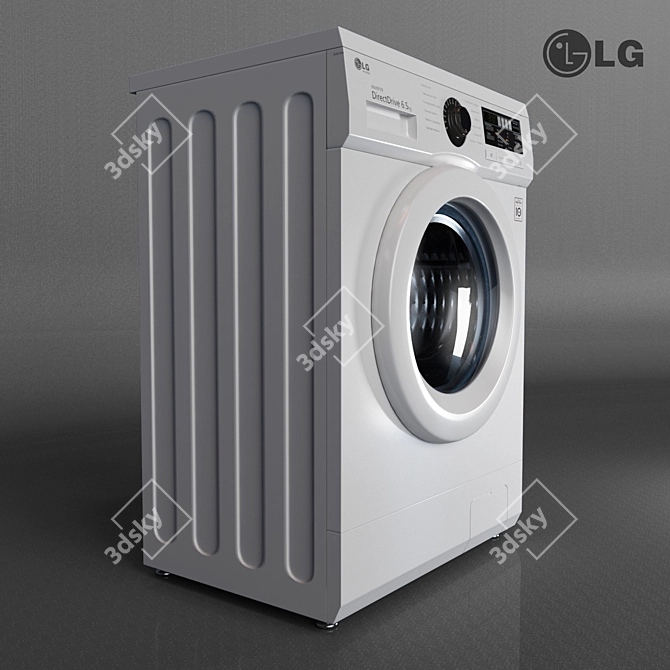 LG F1096WD4 Compact Washing Machine 3D model image 3
