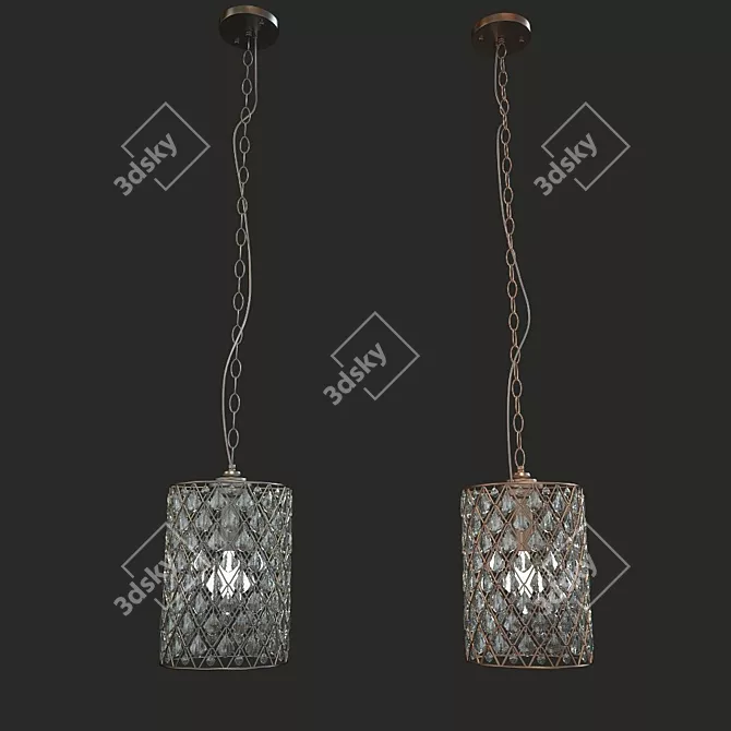 WunderLight Eva Chandelier 3D model image 1